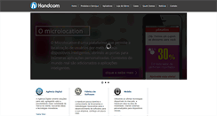 Desktop Screenshot of handcom.com.br