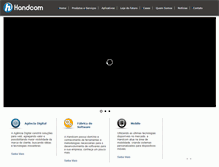 Tablet Screenshot of handcom.com.br